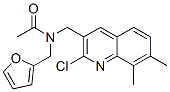 Acetamide, N-[(2-chloro-7,8-dimethyl-3-quinolinyl)methyl]-N-(2-furanylmethyl)- (9CI) CAS#: 604781-76-2