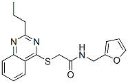 Acetamide, N-(2-furanylmethyl)-2-[(2-propyl-4-quinazolinyl)thio]- (9CI) CAS#: 604793-89-7