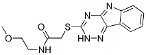 Acetamide, N-(2-methoxyethyl)-2-(2H-1,2,4-triazino[5,6-b]indol-3-ylthio)- (9CI) CAS#: 603945-97-7