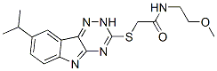 Acetamide, N-(2-methoxyethyl)-2-[[8-(1-methylethyl)-2H-1,2,4-triazino[5,6-b]indol-3-yl]thio]- (9CI) CAS#: 603947-33-7