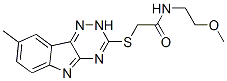 Acetamide, N-(2-methoxyethyl)-2-[(8-methyl-2H-1,2,4-triazino[5,6-b]indol-3-yl)thio]- (9CI) CAS#: 603946-30-1