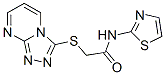 Acetamide, N-2-thiazolyl-2-(1,2,4-triazolo[4,3-a]pyrimidin-3-ylthio)- (9CI) CAS#: 606121-67-9