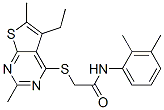 Acetamide, N-(2,3-dimethylphenyl)-2-[(5-ethyl-2,6-dimethylthieno[2,3-d]pyrimidin-4-yl)thio]- (9CI) CAS#: 606113-48-8