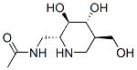 Acetamide, N-[[(2R,3R,4R,5R)-3,4-dihydroxy-5-(hydroxymethyl)-2-piperidinyl]methyl]- (9CI) CAS#: 682771-51-3