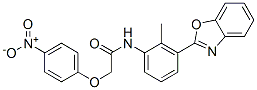 Acetamide, N-[3-(2-benzoxazolyl)-2-methylphenyl]-2-(4-nitrophenoxy)- (9CI) CAS#: 590395-99-6