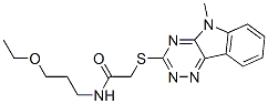 Acetamide, N-(3-ethoxypropyl)-2-[(5-methyl-5H-1,2,4-triazino[5,6-b]indol-3-yl)thio]- (9CI) CAS#: 603946-15-2