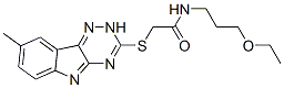 Acetamide, N-(3-ethoxypropyl)-2-[(8-methyl-2H-1,2,4-triazino[5,6-b]indol-3-yl)thio]- (9CI) CAS#: 603946-31-2