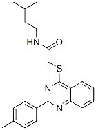 Acetamide, N-(3-methylbutyl)-2-[[2-(4-methylphenyl)-4-quinazolinyl]thio]- (9CI) CAS#: 606132-25-6
