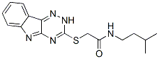 Acetamide, N-(3-methylbutyl)-2-(2H-1,2,4-triazino[5,6-b]indol-3-ylthio)- (9CI) CAS#: 603946-01-6