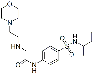 Acetamide, N-[4-[[(1-methylpropyl)amino]sulfonyl]phenyl]-2-[[2-(4-morpholinyl)ethyl]amino]- (9CI) CAS#: 606135-06-2