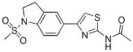 Acetamide, N-[4-[2,3-dihydro-1-(methylsulfonyl)-1H-indol-5-yl]-2-thiazolyl]- (9CI) CAS#: 606121-96-4
