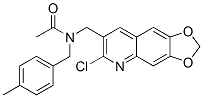 Acetamide, N-[(6-chloro-1,3-dioxolo[4,5-g]quinolin-7-yl)methyl]-N-[(4-methylphenyl)methyl]- (9CI) CAS#: 606104-24-9