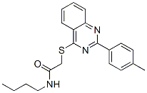 Acetamide, N-butyl-2-[[2-(4-methylphenyl)-4-quinazolinyl]thio]- (9CI) CAS#: 606132-26-7