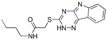 Acetamide, N-butyl-2-(2H-1,2,4-triazino[5,6-b]indol-3-ylthio)- (9CI) CAS#: 603945-96-6