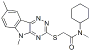 Acetamide, N-cyclohexyl-2-[(5,8-dimethyl-5H-1,2,4-triazino[5,6-b]indol-3-yl)thio]-N-methyl- (9CI) CAS#: 603946-45-8