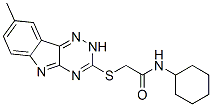 Acetamide, N-cyclohexyl-2-[(8-methyl-2H-1,2,4-triazino[5,6-b]indol-3-yl)thio]- (9CI) CAS#: 603946-22-1