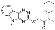 Acetamide, N-cyclohexyl-N-methyl-2-[(5-methyl-5H-1,2,4-triazino[5,6-b]indol-3-yl)thio]- (9CI) CAS#: 603946-11-8