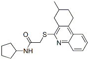 Acetamide, N-cyclopentyl-2-[(7,8,9,10-tetrahydro-8-methyl-6-phenanthridinyl)thio]- (9CI) CAS#: 606136-40-7