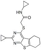 Acetamide, N-cyclopropyl-2-[(2-cyclopropyl-5,6,7,8-tetrahydro[1]benzothieno[2,3-d]pyrimidin-4-yl)thio]- (9CI) CAS#: 606113-64-8