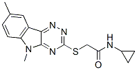 Acetamide, N-cyclopropyl-2-[(5,8-dimethyl-5H-1,2,4-triazino[5,6-b]indol-3-yl)thio]- (9CI) CAS#: 603946-50-5