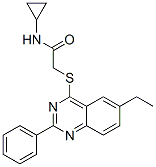 Acetamide, N-cyclopropyl-2-[(6-ethyl-2-phenyl-4-quinazolinyl)thio]- (9CI) CAS#: 606131-70-8