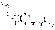 Acetamide, N-cyclopropyl-2-[(8-ethoxy-5-methyl-5H-1,2,4-triazino[5,6-b]indol-3-yl)thio]- (9CI) CAS#: 603947-82-6
