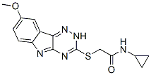 Acetamide, N-cyclopropyl-2-[(8-methoxy-2H-1,2,4-triazino[5,6-b]indol-3-yl)thio]- (9CI) CAS#: 603947-45-1