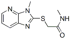 Acetamide, N-methyl-2-[(3-methyl-3H-imidazo[4,5-b]pyridin-2-yl)thio]- (9CI) CAS#: 603094-57-1
