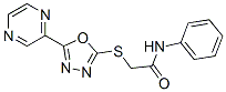 Acetamide, N-phenyl-2-[(5-pyrazinyl-1,3,4-oxadiazol-2-yl)thio]- (9CI) CAS#: 604740-39-8