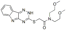 Acetamide, N,N-bis(2-methoxyethyl)-2-(2H-1,2,4-triazino[5,6-b]indol-3-ylthio)- (9CI) CAS#: 603945-93-3