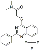 Acetamide, N,N-dimethyl-2-[[2-phenyl-8-(trifluoromethyl)-4-quinazolinyl]thio]- (9CI) CAS#: 606131-37-7