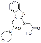 Acetic acid, [[1-[2-(4-morpholinyl)-2-oxoethyl]-1H-benzimidazol-2-yl]thio]- (9CI) CAS#: 606110-75-2