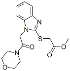 Acetic acid, [[1-[2-(4-morpholinyl)-2-oxoethyl]-1H-benzimidazol-2-yl]thio]-, methyl ester (9CI) CAS#: 606110-73-0