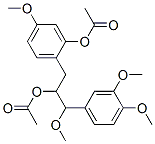 Acetic acid 1-[[2-(acetyloxy)-4-methoxyphenyl]methyl]-2-methoxy-2-(3,4-dimethoxyphenyl)ethyl ester CAS#: 62849-08-5