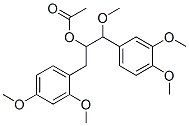 Acetic acid 1-[(2,4-dimethoxyphenyl)methyl]-2-methoxy-2-(3,4-dimethoxyphenyl)ethyl ester CAS#: 62849-11-0