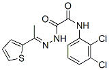 Acetic acid, [(2,3-dichlorophenyl)amino]oxo-, [1-(2-thienyl)ethylidene]hydrazide (9CI) CAS#: 606483-79-8