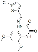 Acetic acid, [(2,4-dimethoxyphenyl)amino]oxo-, [1-(5-chloro-2-thienyl)ethylidene]hydrazide (9CI) CAS#: 606484-06-4