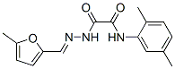 Acetic acid, [(2,5-dimethylphenyl)amino]oxo-, [(5-methyl-2-furanyl)methylene]hydrazide (9CI) CAS#: 606485-43-2