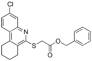 Acetic acid, [(3-chloro-7,8,9,10-tetrahydro-6-phenanthridinyl)thio]-, phenylmethyl ester (9CI) CAS#: 606108-83-2