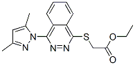 Acetic acid, [[4-(3,5-dimethyl-1H-pyrazol-1-yl)-1-phthalazinyl]thio]-, ethyl ester (9CI) CAS#: 604754-59-8