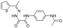 Acetic acid, [[4-(acetylamino)phenyl]amino]oxo-, [1-(2-thienyl)ethylidene]hydrazide (9CI) CAS#: 606483-40-3