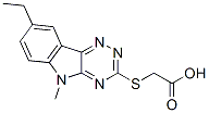 Acetic acid, [(8-ethyl-5-methyl-5H-1,2,4-triazino[5,6-b]indol-3-yl)thio]- (9CI) CAS#: 603946-71-0