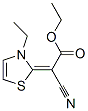 Acetic acid, cyano(3-ethyl-2(3H)-thiazolylidene)-, ethyl ester (9CI) CAS#: 657411-11-5
