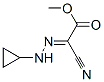 Acetic acid, cyano(cyclopropylhydrazono)-, methyl ester, (2Z)- (9CI) CAS#: 610794-03-1