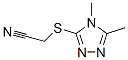 Acetonitrile, [(4,5-dimethyl-4H-1,2,4-triazol-3-yl)thio]- (9CI) CAS#: 626227-15-4