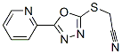 Acetonitrile, [[5-(2-pyridinyl)-1,3,4-oxadiazol-2-yl]thio]- (9CI) CAS#: 604739-83-5
