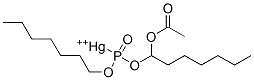 Acetoxy[bis(heptyloxy)phosphinyl]mercury(II) CAS#: 63868-93-9