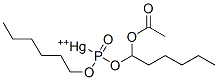 Acetoxy[bis(hexyloxy)phosphinyl]mercury(II) CAS#: 63868-94-0