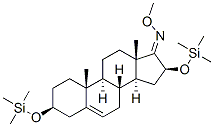 Androst-5-en-17-one, 3,16-bis[(trimethylsilyl)oxy]-, O-methyloxime, (3 beta,16beta)- CAS#: 69597-48-4