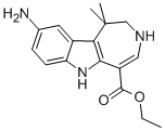 Azepino[4,5-b]indole-5-carboxylic acid, 9-amino-1,2,3,6-tetrahydro-1,1-dimethyl-, ethyl ester CAS#: 629663-24-7